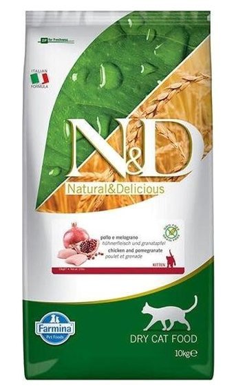 N&d Prime Kitten Tavuk-Narlı Az Tahıllı Yavru Kedi Maması 10 kg