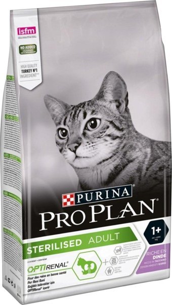 Pro Plan Sterilised Hindili Kısırlaştırılmış Tahılsız Yetişkin Kedi Maması 10 kg