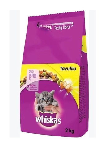 Whiskas Tavuklu Tahıllı Yavru Kedi Maması 1.9 kg