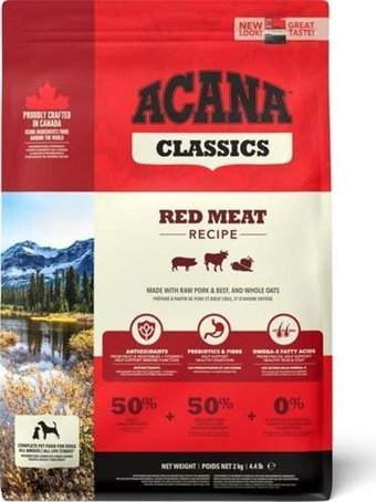Acana Classics Red Etli-Sebzeli Yetişkin Köpek Maması 2 kg