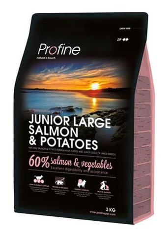 Profine Junior Large Somon Etli Somonlu Yetişkin Köpek Maması 3 kg