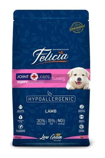 Felicia Kuzu Etli Yavru Köpek Maması 15 kg