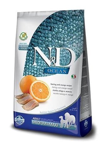 N&d Ocean Balıklı Orta Irk Yetişkin Köpek Maması 2.5 kg