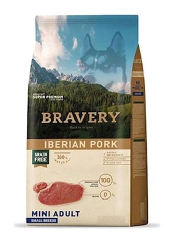 Bravery İberıan Pork Domuzlu Küçük Irk Yetişkin Köpek Maması 2 kg