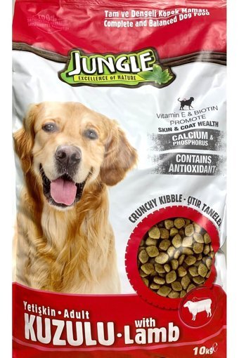 Jungle Kuzu Etli Yetişkin Köpek Maması 10 kg