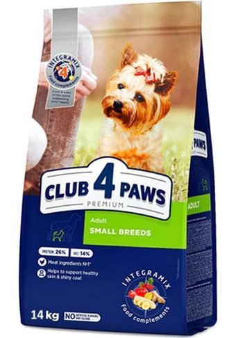 Club4paws Premium Tavuklu Küçük Irk Yetişkin Köpek Maması 14 kg