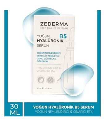 Zederma Yoğun Hyalüronik B5 Yüz Dolgunlaştıran Canlandırıcı Jel Yüz Serumu 30 ml