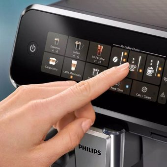 Philips Ep3347/90 1500 W Çelik Kapsülsüz Öğütücülü Tam Otomatik Espresso Makinesi Siyah