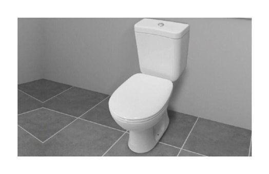 Ece Banyo Eti 66 cm Seramik Arkadan Çıkışlı Ayaklı Klozet Beyaz