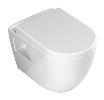 Turavit RND5508 Rondo 15 cm Seramik Kanallı Asma Klozet Beyaz