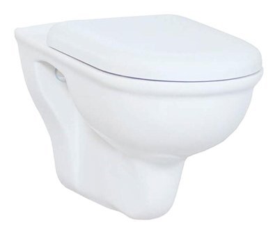 Creavit Selin Sl320 Seramik Kanallı Alttan Çıkışlı Asma Klozet Beyaz