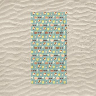Marte Home Summer Time 2 Plaj Havlusu Çok Renkli