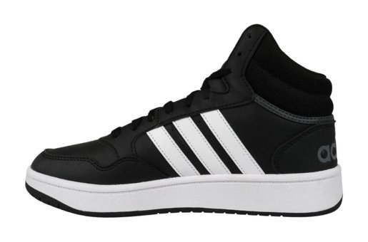 Adidas Hoops 3.0 Mid Classic Vintage GW3020 Ortopedik Bağcıklı Erkek Günlük Ayakkabı Siyah
