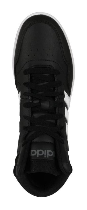 Adidas Hoops 3.0 Mid Classic Vintage GW3020 Ortopedik Bağcıklı Erkek Günlük Ayakkabı Siyah