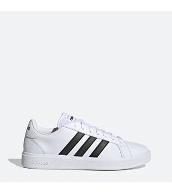 Adidas Grand Court TD Lifestyle Court GW9261 Bağcıklı Kadın Günlük Ayakkabı Beyaz