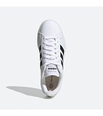 Adidas Grand Court TD Lifestyle Court GW9261 Bağcıklı Kadın Günlük Ayakkabı Beyaz