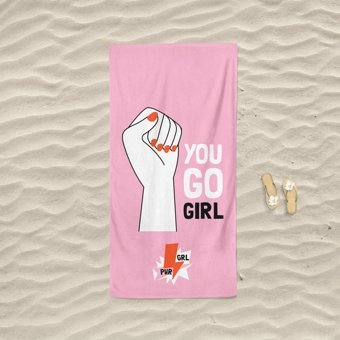 Marte Home You Go Girl Plaj Havlusu Çok Renkli