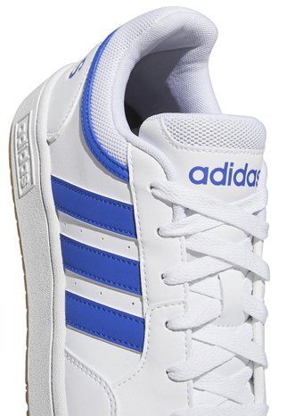 Adidas Hoops 3.0 GY5435 Bağcıklı Erkek Günlük Ayakkabı Beyaz