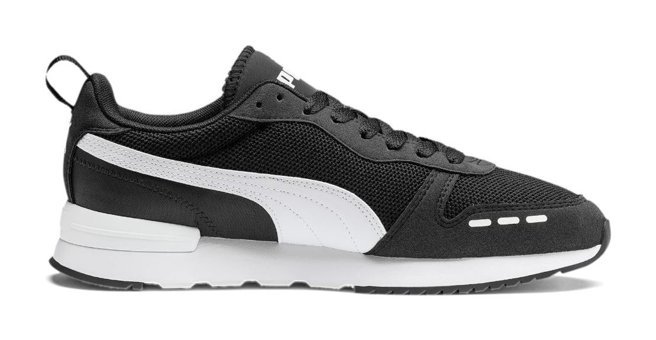 Puma R78 Runner 373117-01 Ortopedik Bağcıklı Unisex Günlük Ayakkabı Siyah
