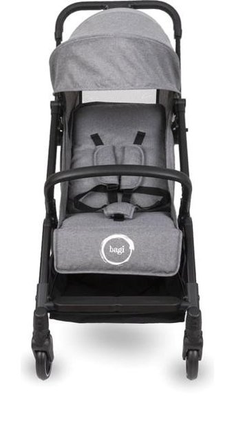 Bagi Gravity Autofold Katlanabilir Tek Elle Kapanan 360 Derece Dönen Tam Yatar Kabin Tipi Puset Bebek Arabası Gri