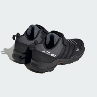Adidas Terrex AX2R Hook-And-Loop IF7511 Ortopedik Bağcıklı-Cırtlı Traxion Erkek Çocuk Yürüyüş Ayakkabısı Siyah