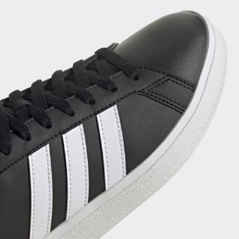 Adidas Grand Court TD Lifestyle Court GW9262 Bağcıklı Kadın Günlük Ayakkabı Siyah