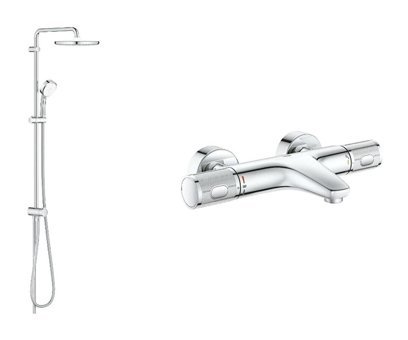 Grohe Tempesta Cosmopolitan Yağmurlama Sürgülü Mafsallı Duş Seti