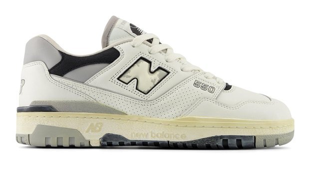 New Balance 550 BB550VGB Bağcıklı Unisex Günlük Ayakkabı Beyaz-Gri