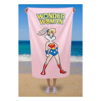 Dogo Mare Wonder Lola Bunny Wonder Woman Plaj Havlusu Çok Renkli