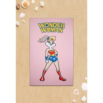 Dogo Mare Wonder Lola Bunny Wonder Woman Plaj Havlusu Çok Renkli