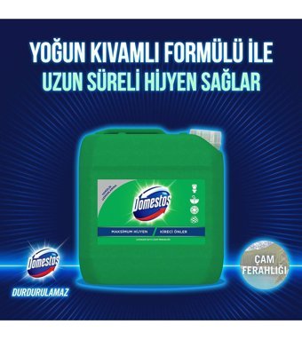 Domestos Çam Ferahlığı Banyo-Ev-Mutfak İçin Konsantre Jel Çamaşır Suyu 3240 ml