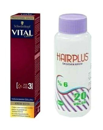 Schwarzkopf Vital Colors 6.3 Altın Kumral Krem Saç Boyası 60 ml