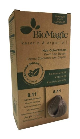 BioMagic Keratin & Argan Yağı 811 Krem Saç Boyası 60 Ml