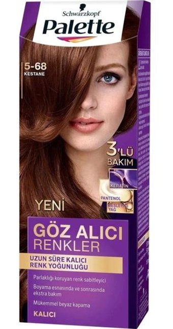Schwarzkopf Göz Alıcı Renkler 5.68 Kestane Krem Saç Boyası 50 ml