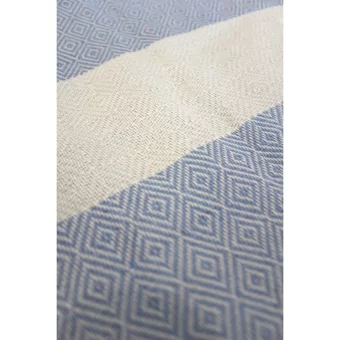 Asa Cotton Rejenere Elmas Pamuklu Plaj Havlusu Mavi