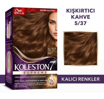 Wella Koleston Supreme 53.7 Kışkırtıcı Kahve Krem Saç Boyası 50 Ml