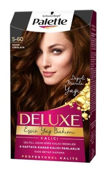 Schwarzkopf Palette Deluxe 5.60 Sıcak Çikolata Krem Saç Boyası 50 ml