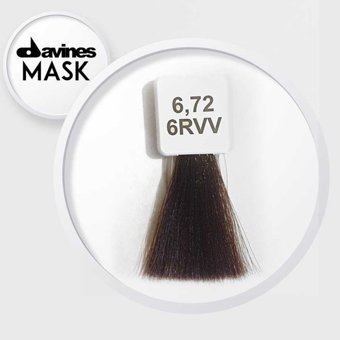 Davines Mask 6.72 Koyu Bej Violet Krem Saç Boyası 60 ml