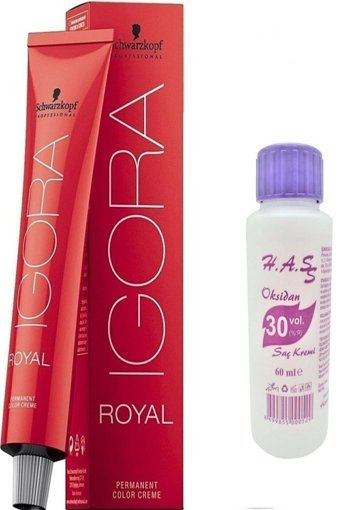 Schwarzkopf Igora Royal Mini Oksidan 8.1 Açık Kumral Sandre Krem Saç Boyası 60 ml
