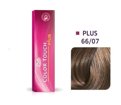 Wella Color Touch Plus 66.07 Doğal Kahve Yoğun Açık Sarışın Krem Saç Boyası 60 Ml
