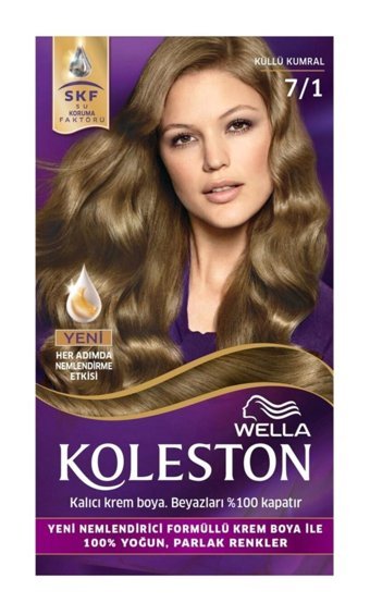 Wella Koleston 7.1 Kumral Krem Saç Boyası 50 Ml