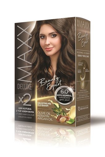 Maxx Deluxe Beauty Expert 6.0 Koyu Kumral Krem Saç Boyası 60 Ml