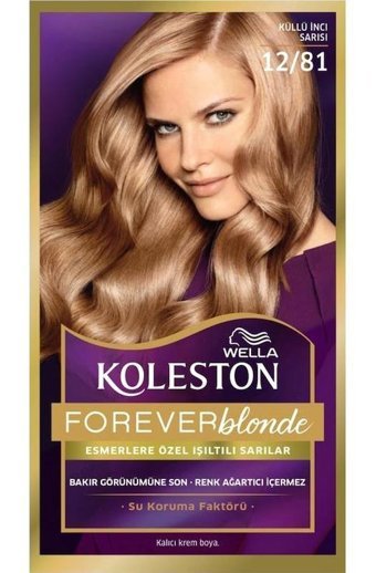 Wella Koleston Kit 12.81 Küllü İnci Sarısı Krem Saç Boyası 50 Ml