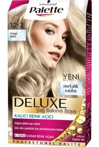 Schwarzkopf Palette Deluxe 12.2 Titan Sarı Krem Saç Boyası 50 ml