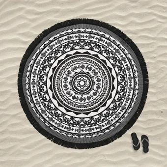 Marte Home Mandala 4 Pamuklu Plaj Havlusu Çok Renkli