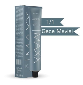 Maxx Deluxe 1.1 Gece Mavisi Krem Saç Boyası 100 Ml