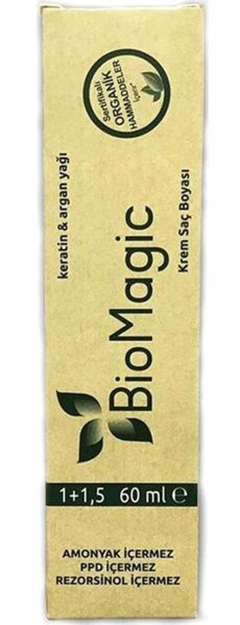 BioMagic Keratin & Argan Yağı 99.21 Buzlu Sarı Amonyaksız Krem Saç Boyası 60 Ml