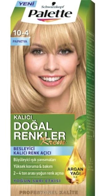 Schwarzkopf Palette Doğal Renkler 10.4 Krem Saç Boyası 50 ml