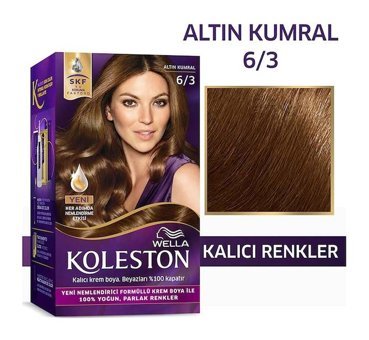 Wella Koleston Kit 6.3 Altın Kumral Krem Saç Boyası 50 Ml