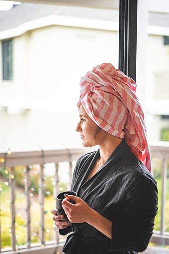 Utopia Pamuklu Plaj Havlusu Pembe